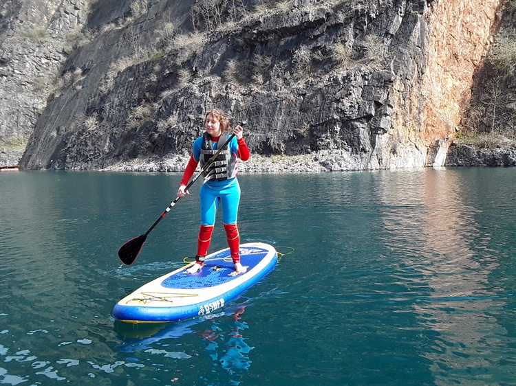 Hen Paddleboarder